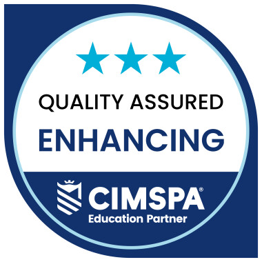 CIMSPA quality assured enhancing education partner logo